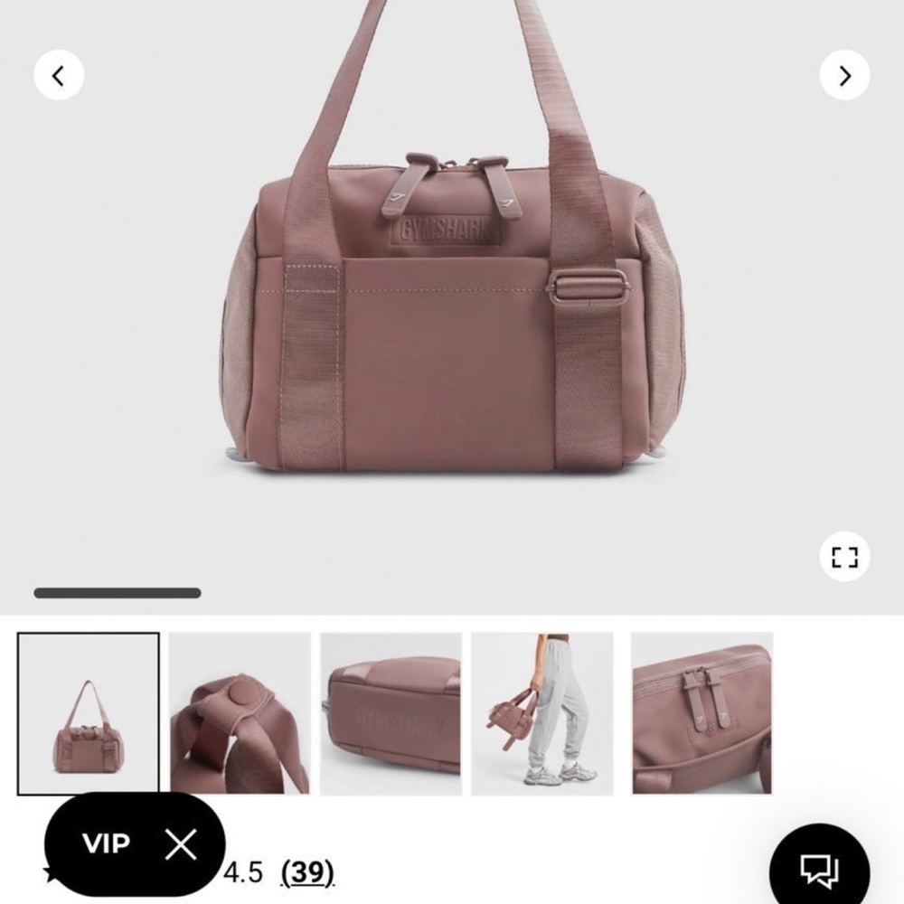Gymshark everyday mini gym bag ( mini duffle bag )